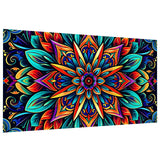 JOOZ Large Diamond Art Kits for Adults - 5D Mandala Diamond Painting Kits for Adults, DIY Full Drill Large Mandala Diamond Art Painting, Gem Painting Kit for Home Wall Decor 27.5 X 15.7 Inch JOOZ