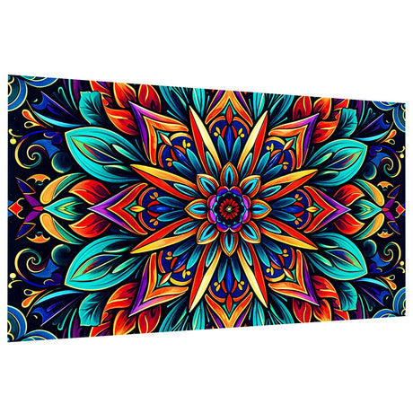 JOOZ Large Diamond Art Kits for Adults - 5D Mandala Diamond Painting Kits for Adults, DIY Full Drill Large Mandala Diamond Art Painting, Gem Painting Kit for Home Wall Decor 27.5 X 15.7 Inch JOOZ