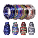 GolGeo 1.75mm Silk 3D Printing Filament Bundle, for Most of FDM Printer,Fast Color Change, (Rainbow S Series - Black&Red&Yellow/Black&Blue&Purple/Pink&White&Black/Red&Yellow&Blue, 4 x 200g) GolGeo
