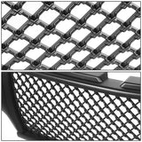 DNA MOTORING GRF-001-T1-MBK Badgeless Diamond Mesh Front Bumper Grille Compatible with 99-02 Silverado 1500 2500, 00-06 Tahoe/Suburban 1500 2500, Matte Black DNA MOTORING