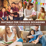 Magnetic Bookmark, 4Pcs Personalized Leather Retro Bookmark Magnetic Page Markers for Book Lovers, Readers, Kids GBPLAIN