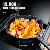 MASTER COOK Gas Grill, BBQ 4-Burner Cabinet Style Grill Propane with Side Burner, Stainless Steel MASTER COOK