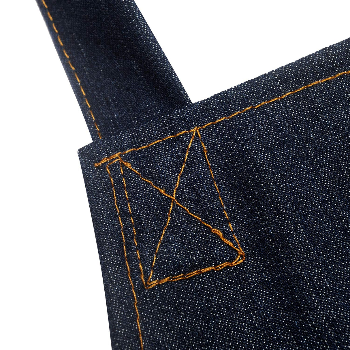 Denim Jean Tool Apron with 4 Pockets Waterproof Adjustable Canvas Lightweight Work Apron Blue Dadidyc