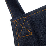 Denim Jean Tool Apron with 4 Pockets Waterproof Adjustable Canvas Lightweight Work Apron Blue Dadidyc