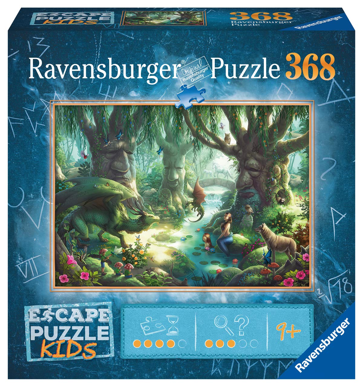 Ravensburger Escape Kids Puzzle - Whispering Woods 368 Piece Jigsaw | Engaging Storyline and Durable | Ideal for Group Activity | Climate Pledge Friendly Ravensburger