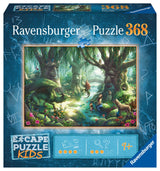 Ravensburger Escape Kids Puzzle - Whispering Woods 368 Piece Jigsaw | Engaging Storyline and Durable | Ideal for Group Activity | Climate Pledge Friendly Ravensburger