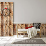 TANONE Brown Wood Peel and Stick Wallpaper 17.8" X 118.8" Self Adhesive Removable Decorative Film Wood Grain Wallpaper for Wall Covering Furniture Countertop Kitchen DIY TANONE
