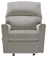 Signature Design by Ashley Altari Modern Nursery Manual Rocker Recliner, Light Gray Signature Design by Ashley