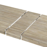 P PURLOVE 7 Pieces Dining Table Set with 6 Soft Cushion Dining Chairs, Mutifunctional Extendable Table with 12" Leaf and 2 Drawers, Wooden Dining Room Table Set for 6 Person (Natural Wood Wash) P PURLOVE