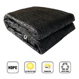 Garden expert 50% Black Shade Cloth 10x15FT Taped Edge with Grommets Sun Net Mesh for Garden Patio Backyard UV-Resistant Garden expert