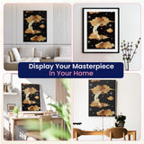 Modern Merch Moon Diamond Art for Adults Celestial Night Sky Landscape 5D Diamond Painting for Adults DIY Moon Decor Cross Stitch Gem Art, Round Drill 12x16 Modern Merch