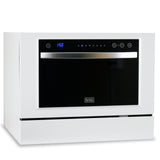 BLACK+DECKER BCD6W 6 Place Setting ENERGY STAR Portable Compact Countertop Dishwasher BLACK+DECKER