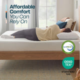 Linenspa 8 Inch Gel Infused Memory Foam Mattress – Twin Size – Medium Feel - Cooling Gel - Mattress in a Box - Primary or Guest Bedroom - Pressure Relieving and Breathable – CertiPUR-US Certified Linenspa