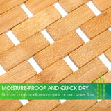 Bamboo Bath Mat Large Long Wood Bath Mat,16x48 Inch Non Slip Bamboo Shower Floor Mat Wooden Bathroom Mat for Bathtub,Spa,Door,Sauna or Outdoor (Natural Lattice) Zoryllic