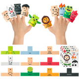COcnny Passover Plagues Finger Puppets - 30pcs DIY Passover Toy Ten Plague Felt Hand Puppet Making Kit for Kids, Make Your Own Art Crafts Fingers Toys, Story Time Jewish Pesach Seder Supplies COcnny