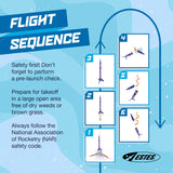Estes 1754 Bulk Pack of 12 Wizard Rocket-Building Kits, Intermediate Flying-Rocket-Model Kits for Ages 10+, Classroom Science Experiments Estes