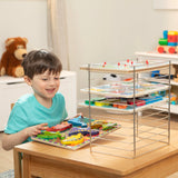 Melissa & Doug Deluxe Metal Wire Puzzle Storage Rack for 12 Small and Large Puzzles - Puzzle Rack Organizer, Puzzle Holder Rack For Kids, Puzzle Organizers And Storage Melissa & Doug