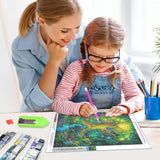 dlebay Diamond Art Kits for Adults,Glowing Tree Diamond Painting Kits for Adults,5d Diamond Painting Kit with Diamond Art Accessories,DIY Full Drill Paint by Diamonds,Home Wall Decor 12 x 16inch Dlebay