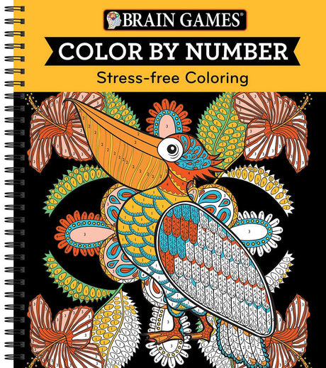 Brain Games - Color by Number: Stress-Free Coloring (Orange) Publications International, Ltd.