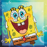 DIAMOND DOTZ Kits - Spongebob - Surprise, Round Dotz, Partial Drill, Spongebob Diamond Art, Spongebob Diamond Painting, Cartoon Diamond Painting, Diamond Art Cartoon DIAMOND DOTZ