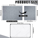 Sratte Jigsaw Puzzle Board with Dustproof Cover, Foldaway Felt Puzzle Board Portable Mat, Foldable Pad Storage, Non Slip Surface(45.7 x 30.7 Inch) Sratte