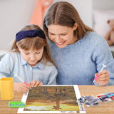 MOGTAA Giraffe Diamond Art Kits for Adults, 5D Full Drill Diamond Painting Kits for Adults Beginner, DIY Animal Round Diamond Dots for Adults, Gem Art Home Wall Decor 12 X 16Inch MOGTAA