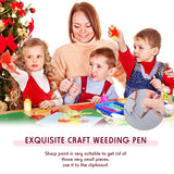 Epakh Writing Instrument Stainless Steel Weeding Pen, 4 Piece, Retractable, Air Release, Bubble Removal, DIY Craft Project, Bright Color Epakh