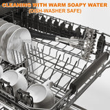 18" Bristle Free Grill Brush Barbecue Triple Scrubbers Cleaning Brush for Gas or Charcoal Grills,Compatible with Stainless Steel/Cast Iron/Porcelain Grill Grates BLACKSMITH FAMILY