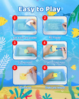 FADAWU 24 Colors Magic Water Elf Toy Kit - Aqua Fairy Water Gel Kits with 16 Molds, DIY Squishy Maker Set for Kids, Water Pets Squishies Toys, Party Favors Arts & Crafts Gift for Boys & Girls FADAWU