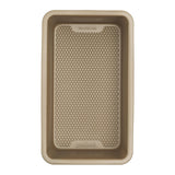 GoodCook BestBake Nonstick Textured Carbon Steel Loaf Pan, 9" x 5", Bronze GoodCook