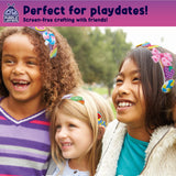 PURPLE LADYBUG DIY Headband Making Kit - Crafts for Girls Ages 6-8, 5-9 Years Old Girl Gifts, Birthday, Hair Accessories, Fun Summer Activities for Kids, Back to School Gifts for Students PURPLE LADYBUG