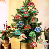 15 Pieces Christmas Ugly Sweater Diamond Painting Keychain 5d Sweater Diamond Art Keychains Christmas Painting Kits for Xmas DIY Crafts Hanging Ornaments Home Decor Estune