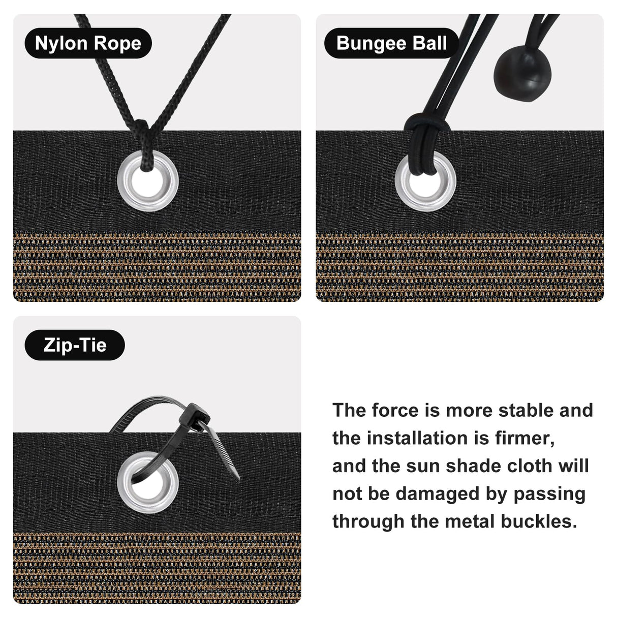 Artpuch Pergola Shade Cover 10'X10' Outdoor Sun Shade Cloth with Grommets Shade Tarp for Patio, Carport, Backyard Artpuch