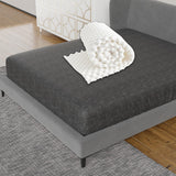 Greaton, 1-Inch Convoluted High Density Foam Mattress Topper, CertiPUR-US Certified for Superior Comfort and Support, Full, White Greaton