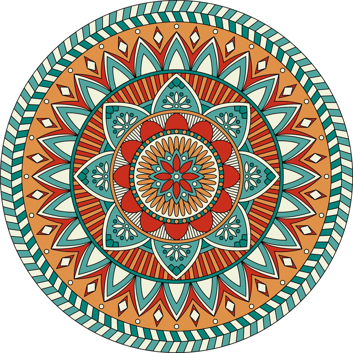 Hard Puzzles for Adults 1000 Pieces and up, Round Mandala Puzzle, Colorful Gradient Puzzle 1000 Piece, Impossible Difficult Jigsaw Puzzles 1000 Pieces PICKFORU