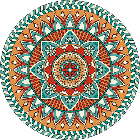 Hard Puzzles for Adults 1000 Pieces and up, Round Mandala Puzzle, Colorful Gradient Puzzle 1000 Piece, Impossible Difficult Jigsaw Puzzles 1000 Pieces PICKFORU