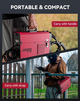 ARCCAPTAIN 130A MIG Welder, 110V Flux Core MIG Welder/Lift TIG/Stick 3 in 1 Welding Machine with Synergy, IGBT Inverter Portable Gasless Welder Equipment with Welding Gun and 2lb Welding Wire ARCCAPTAIN