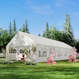 GarveeLife 20'x40' Party Tent Heavy Duty Wedding Tent Event Shelter with Removable Sidewall Outdoor Gazebo Canopy for Birthday Party Wedding Event GarveeLife