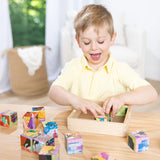 Melissa & Doug Disney Princess Wooden Toy Cube Puzzle Blocks for Boys and for Girls 3+ - FSC Certified Melissa & Doug