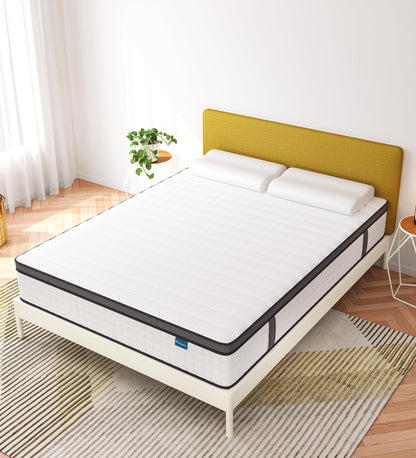 elitespace Queen Mattresses,10 Inch Queen Mattress in a Box,Memory Foam Hybrid Queen Size Mattress,Breathable Comfort Soft Mattress Pressure Relief.