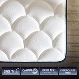 King Mattress, 12 Inch King Size Hybrid Mattress in a Box, Medium Firm Memory Foam mattress, with Individual Pocket Springs, Upgrade Zoned Support, Motion Isolation&Pressure Relief, CertiPUR-US AGHODT