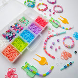 Rainbow Loom: Beadmoji Mini Combo - DIY Rubber Band & Bead Bracelet Kit - Includes 1800 Bands & 260 Beads, Design & Create, Ages 7+ Rainbow Loom
