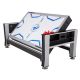 Triumph 3-in-1 7' Rotating Swivel Multigame Table - Air Hockey, Billiards/Pool, and Table Tennis - All Accessories Included Triumph Sports