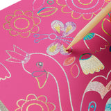 Mudpuppy Unicorn Magic - Scratch & Sparkle Art Activity Kit Featuring Fun Illustrations of Unicorns for Children Ages 5 and Up Mudpuppy