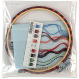 Dimensions 72-09005 Holiday Family Truck Christmas Counted Cross Stitch Kit for Beginners, 6" D, 14 Cnt. White Aida, 5pcs Dimensions