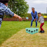 Juegoal Outdoor Toss Game Glow in Dark with Noctilucent 12 Buckets & 6 Balls, Throwing Game for Beach, Camping, Lawn and Backyard Juegoal