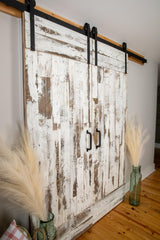 Vintage Harvest Whitewashed Reclaimed Barn Wood Wall Planks- Rustic Kiln Dried Wood Panels, Easy to Install, DIY Accent Wall for Your Home (10 Square ft.) VINTAGE HARVEST RECLAIMED LUMBER U.S.A.