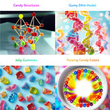 Playz Edible Candy Making Science Kit for Kids Ages 8-12 Years Old - Food Science Chemistry Kid Science Kit with 40 Experiments to Make Your Own Chocolates, Educational Science Kits for Boy & Girls Playz