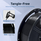 FLASHFORGE PETG Pro Filament 1.75mm Black, 3D Printer Filament 1kg (2.2lbs) Spool, Dimensional Accuracy +/- 0.02mm, 3D Printing Filament for Various Mechanical Parts, Waterproof Parts FLASHFORGE