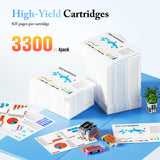 LxTek Compatible Ink Cartridge Replacement for HP 902XL Ink Cartridges Combo Pack, Replacement for HP 902 Ink Cartridges Compatible with Officejet 6978 6968 6962 6958 Printer (4 Pack) LxTek